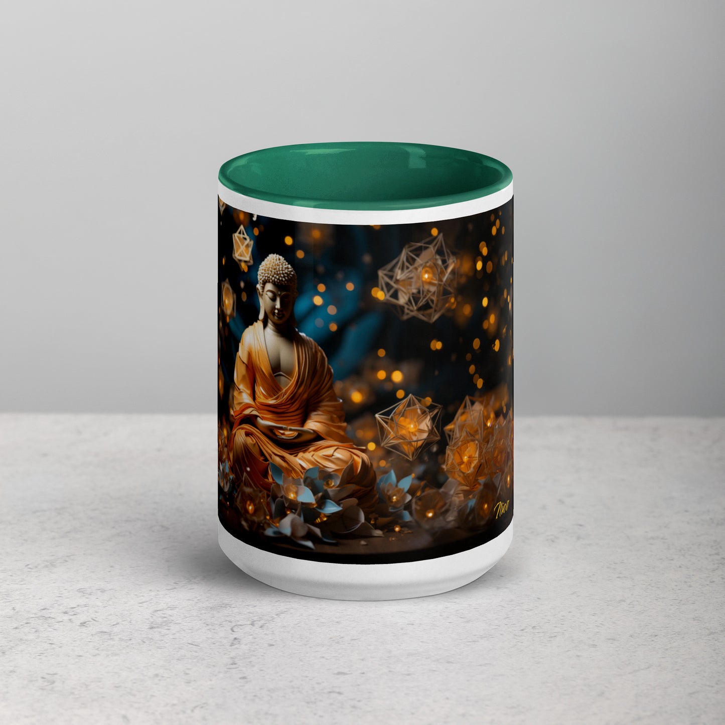 Ascending Buddha Series Print #8 - Mug with Color Inside