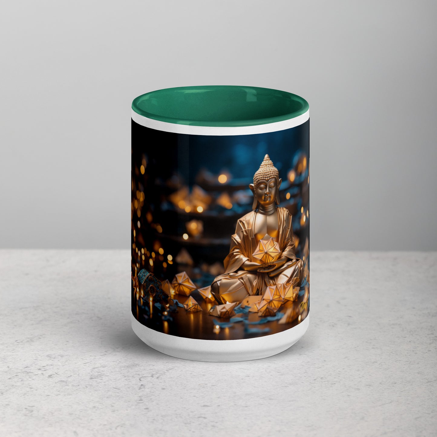 Ascending Buddha Series Print #9 - Mug with Color Inside