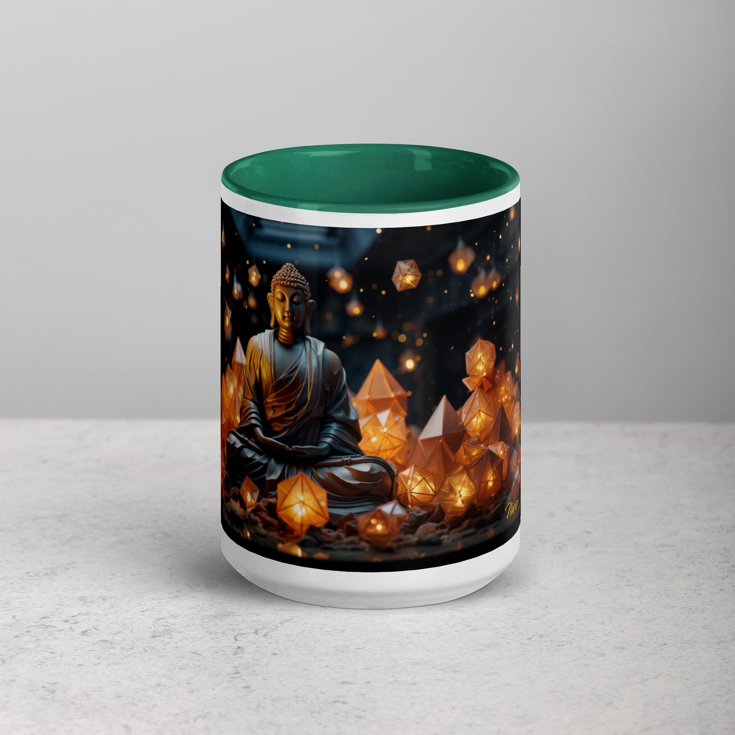 Ascending Buddha Series Print #10 - Mug with Color Inside