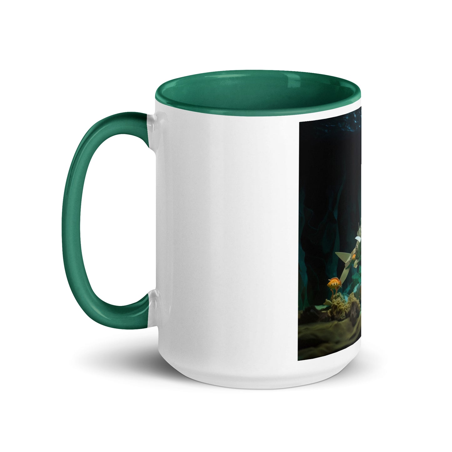 20,000 Leagues Under The Sea Series Print #8 - Mug with Color Inside