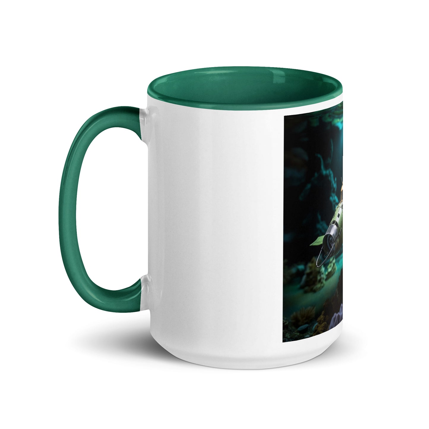 20,000 Leagues Under The Sea Series Print #10 - Mug with Color Inside