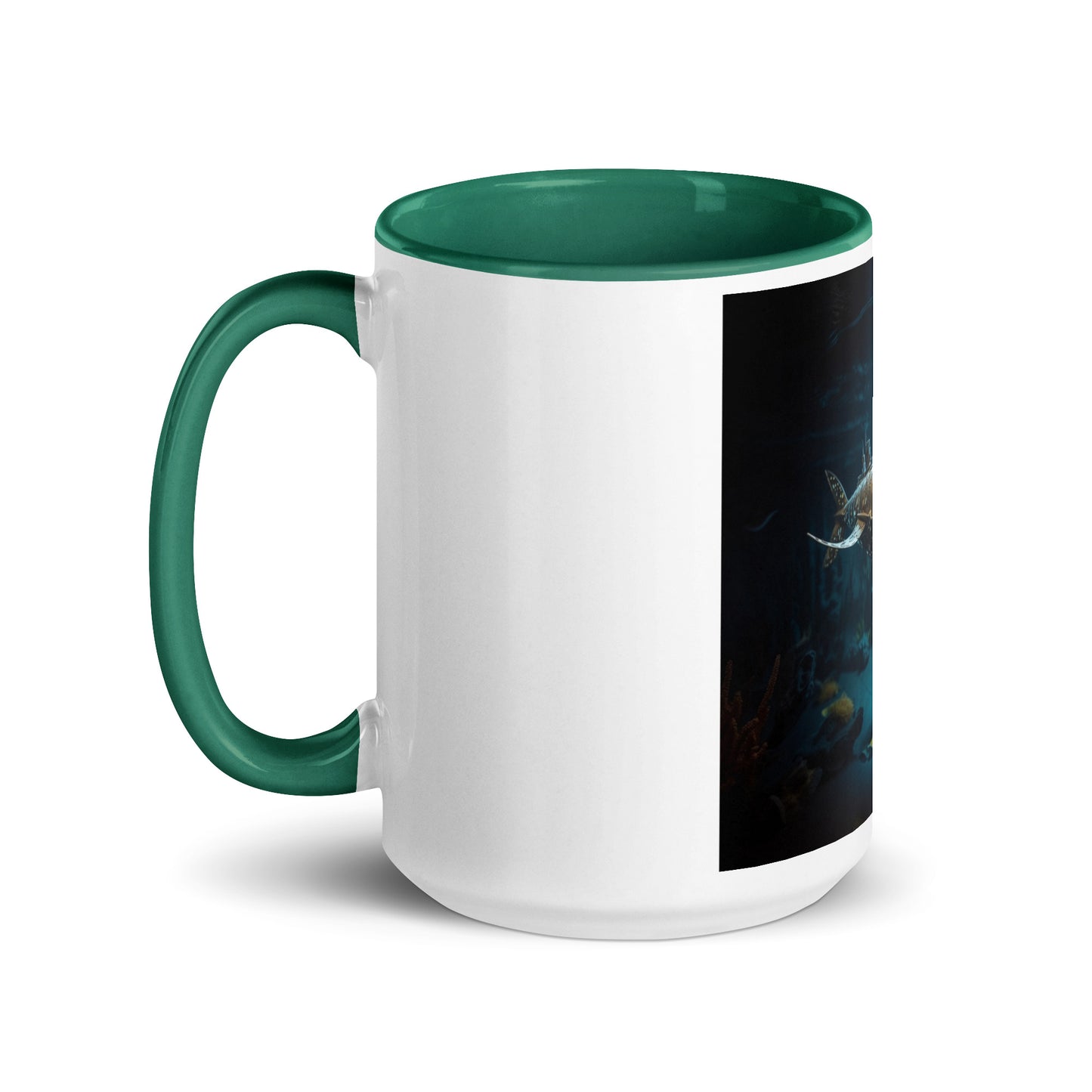 20,000 Leagues Under The Sea Series Print #5 - Mug with Color Inside