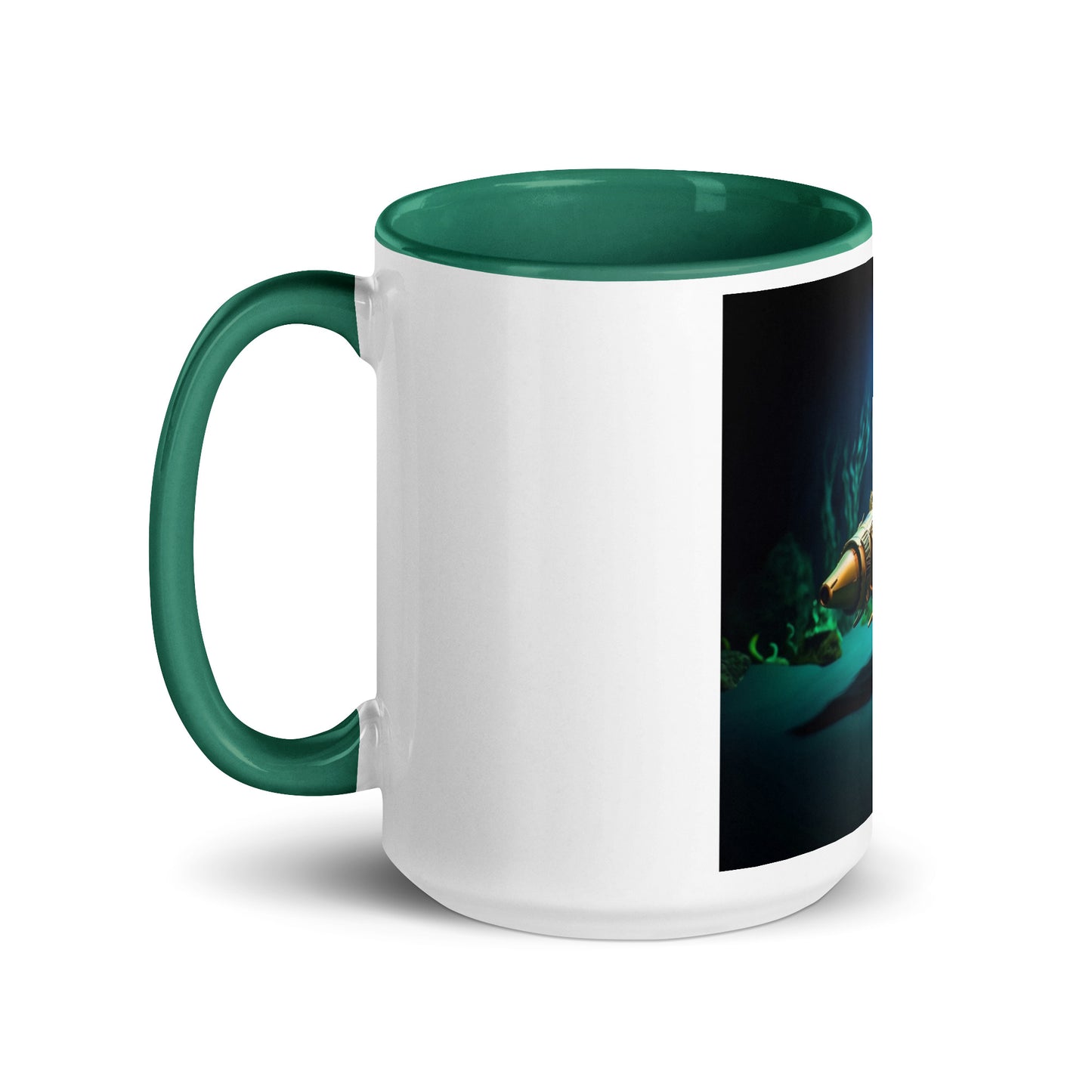 20,000 Leagues Under The Sea Series Print #6 - Mug with Color Inside