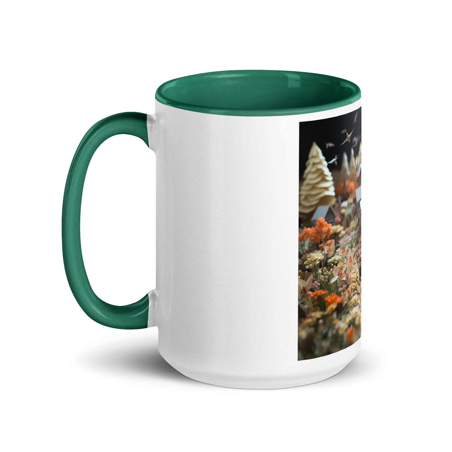 Meadow By The Farm Series Print #2 - Mug with Color Inside