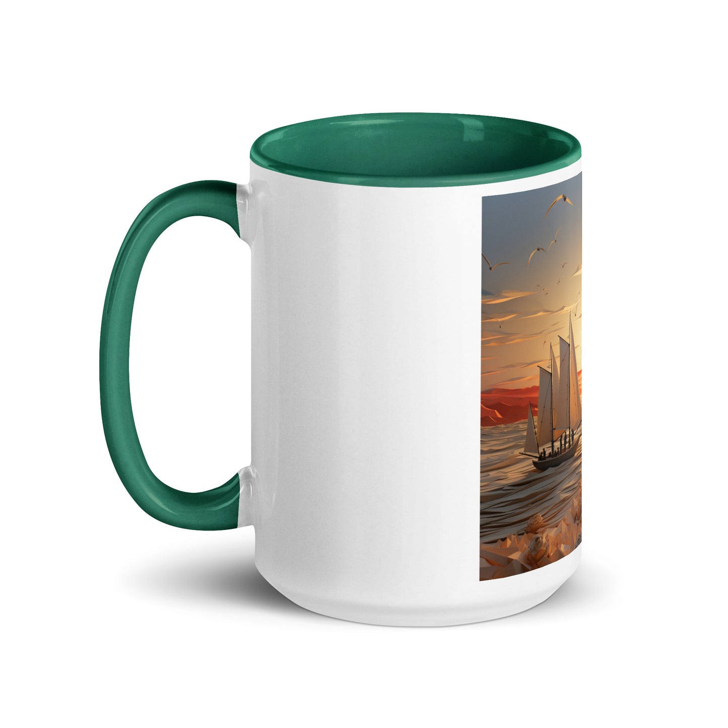 Into The Sunset Series Print #10 - Mug with Color Inside