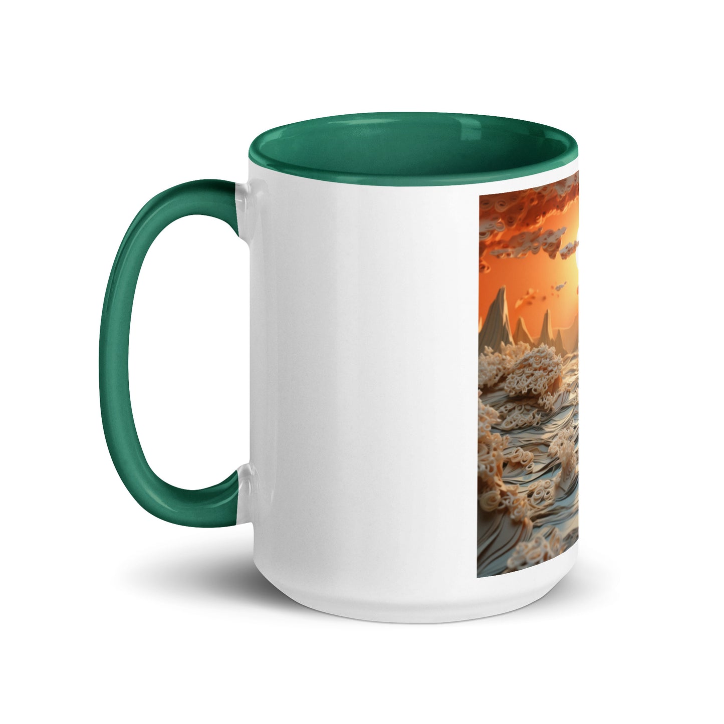 Into The Sunset Series Print #8 - Mug with Color Inside