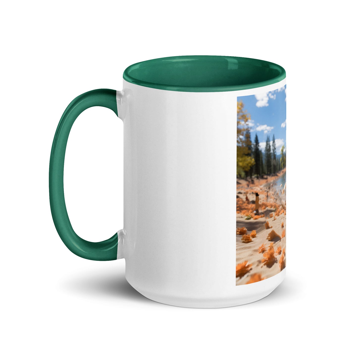 Atop The Mountain Lakeshore Series Print #8 - Mug with Color Inside