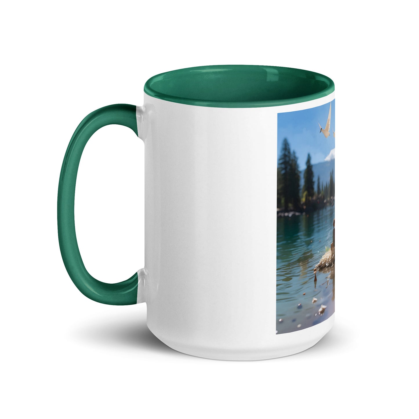 Atop The Mountain Lakeshore Series Print #7 - Mug with Color Inside