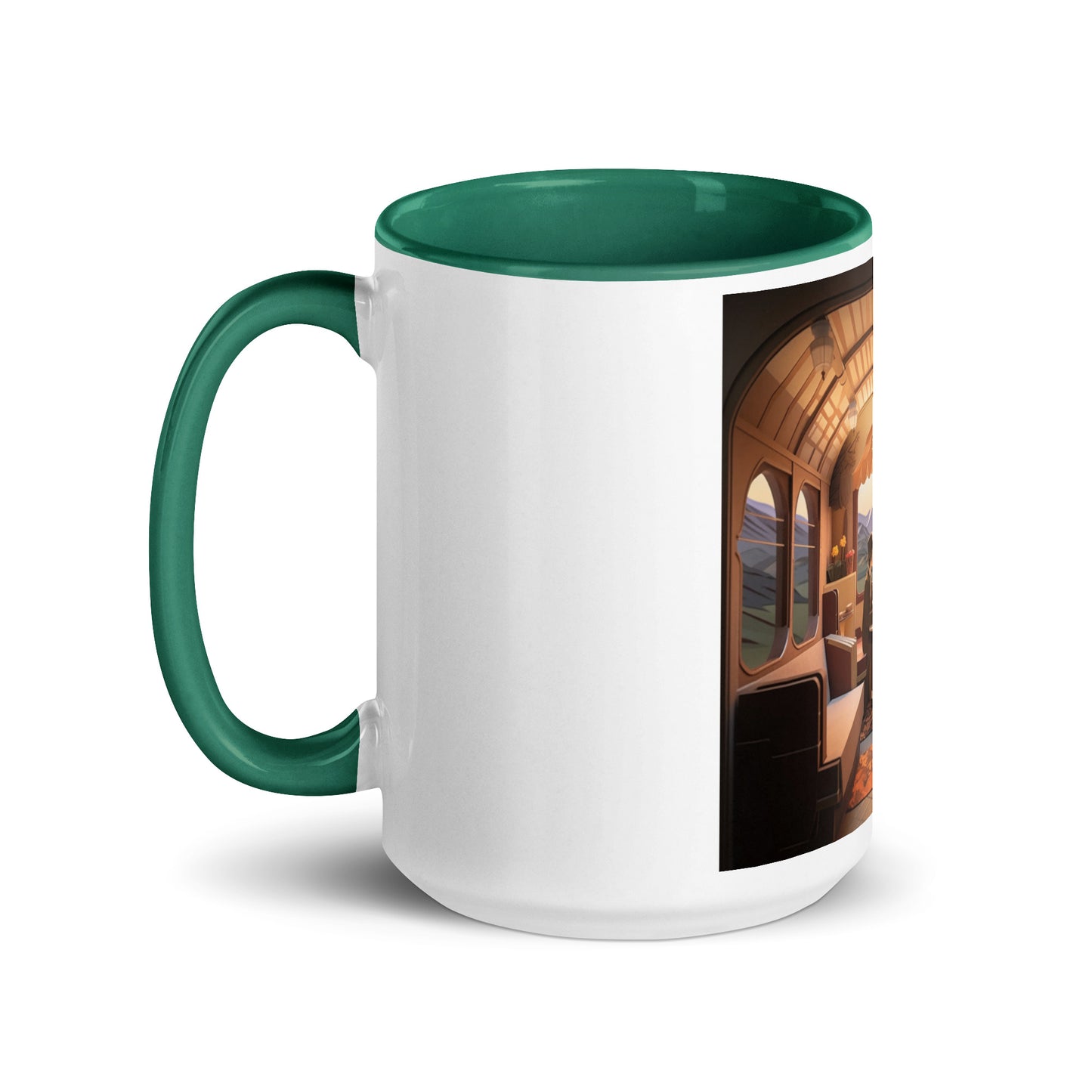 Orient Express Series Print #10 - Mug with Color Inside