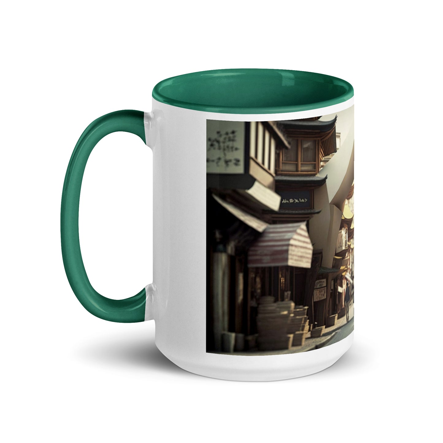 Via The Metropolis Series Print #8 - Mug with Color Inside