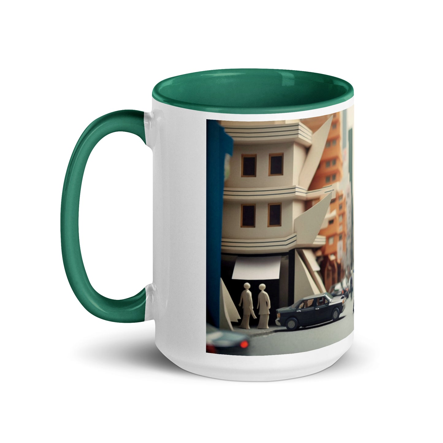 Via The Metropolis Series Print #7 - Mug with Color Inside