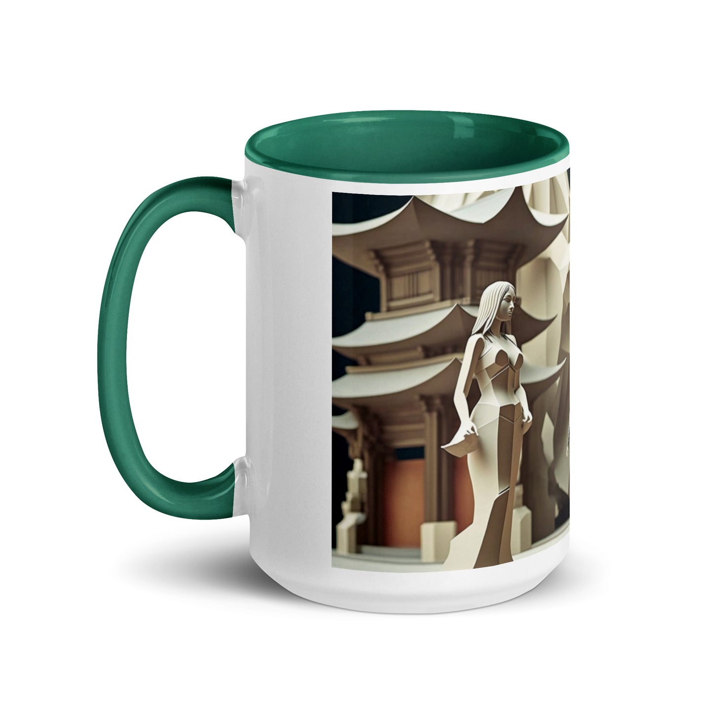 Via The Metropolis Series Print #2 - Mug with Color Inside