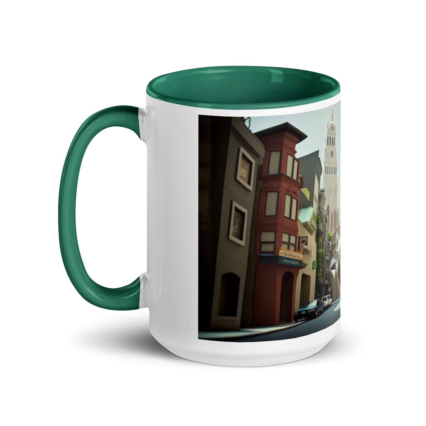 Via The Metropolis Series Print #1 - Mug with Color Inside