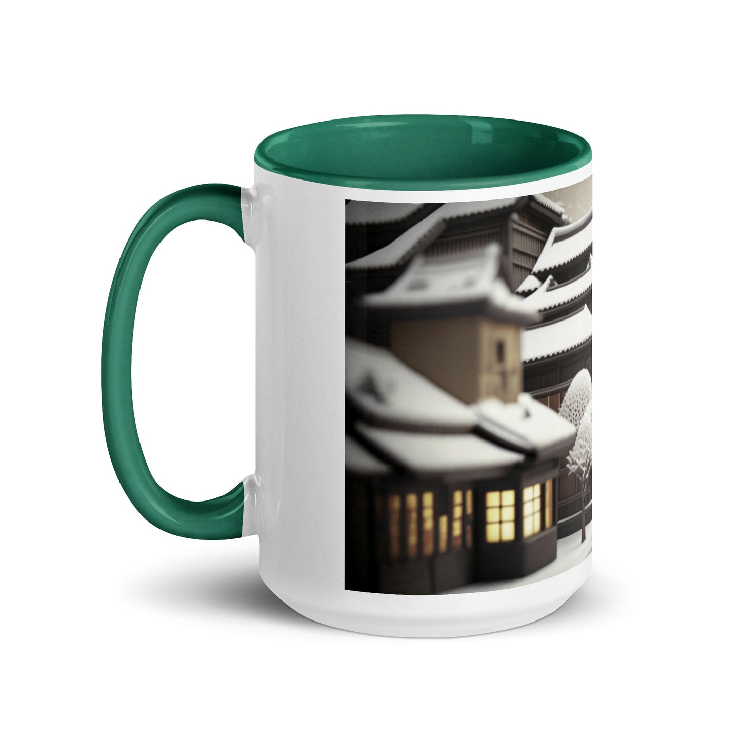 Asian Snow Series Print #7 - Mug with Color Inside