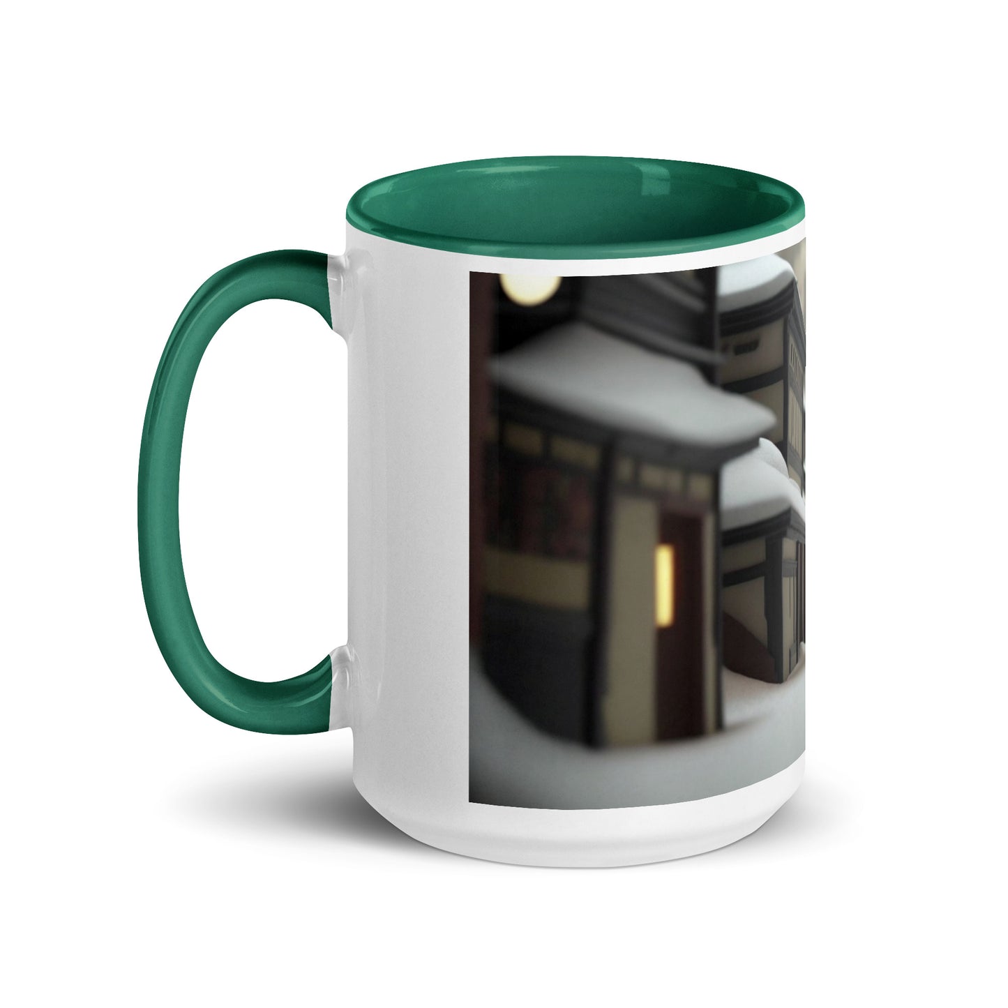 Asian Snow Series Print #4 - Mug with Color Inside