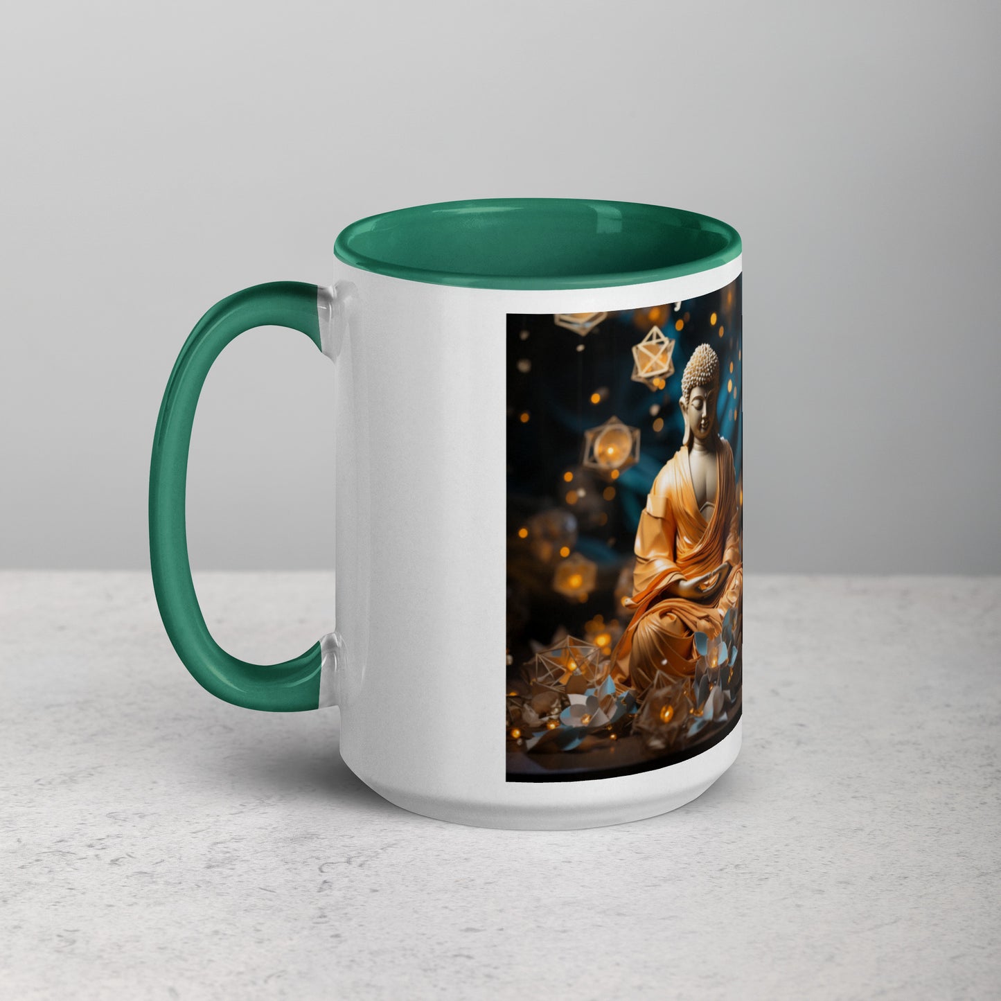 Ascending Buddha Series Print #8 - Mug with Color Inside