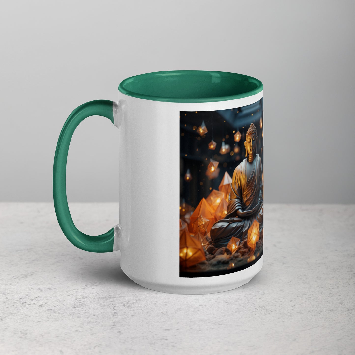 Ascending Buddha Series Print #10 - Mug with Color Inside