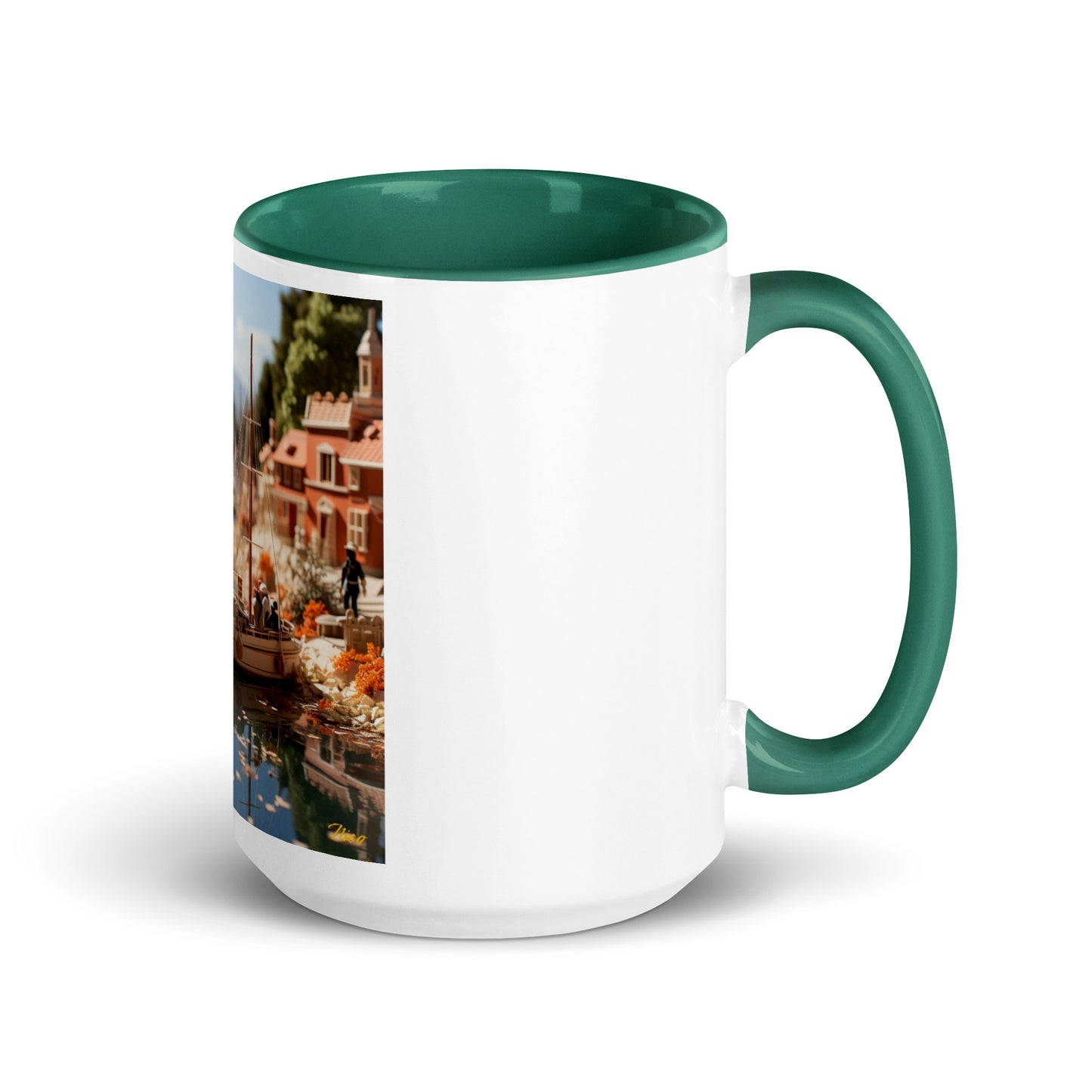 On The Docks By The Bay Series Print #6 - Mug with Color Inside