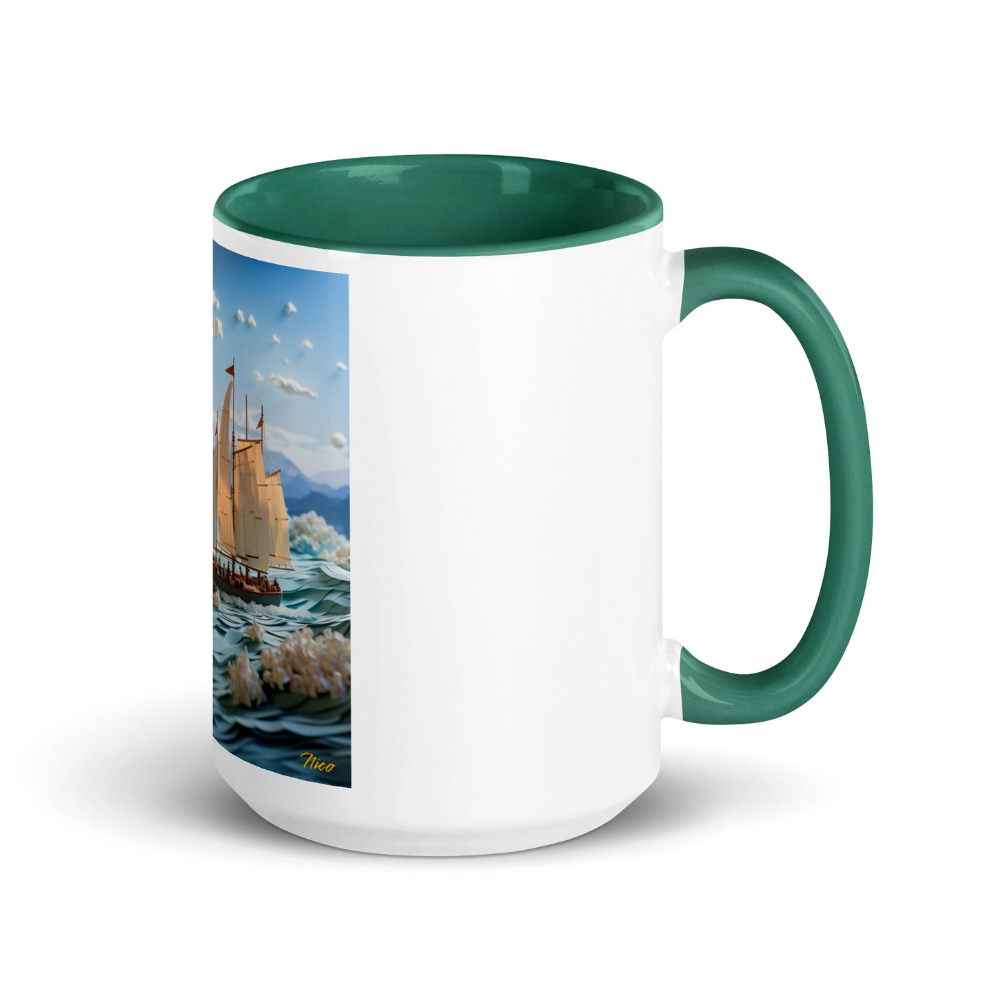 Into The Sunset Series Print #2 - Mug with Color Inside