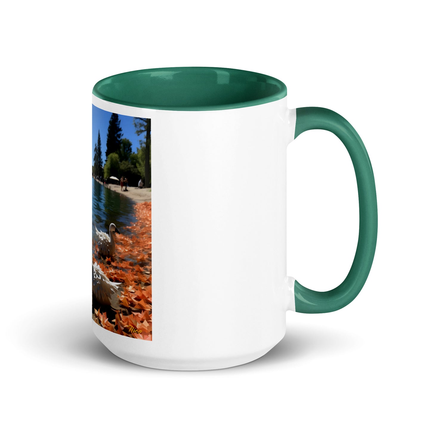 Atop The Mountain Lakeshore Series Print #2 - Mug with Color Inside