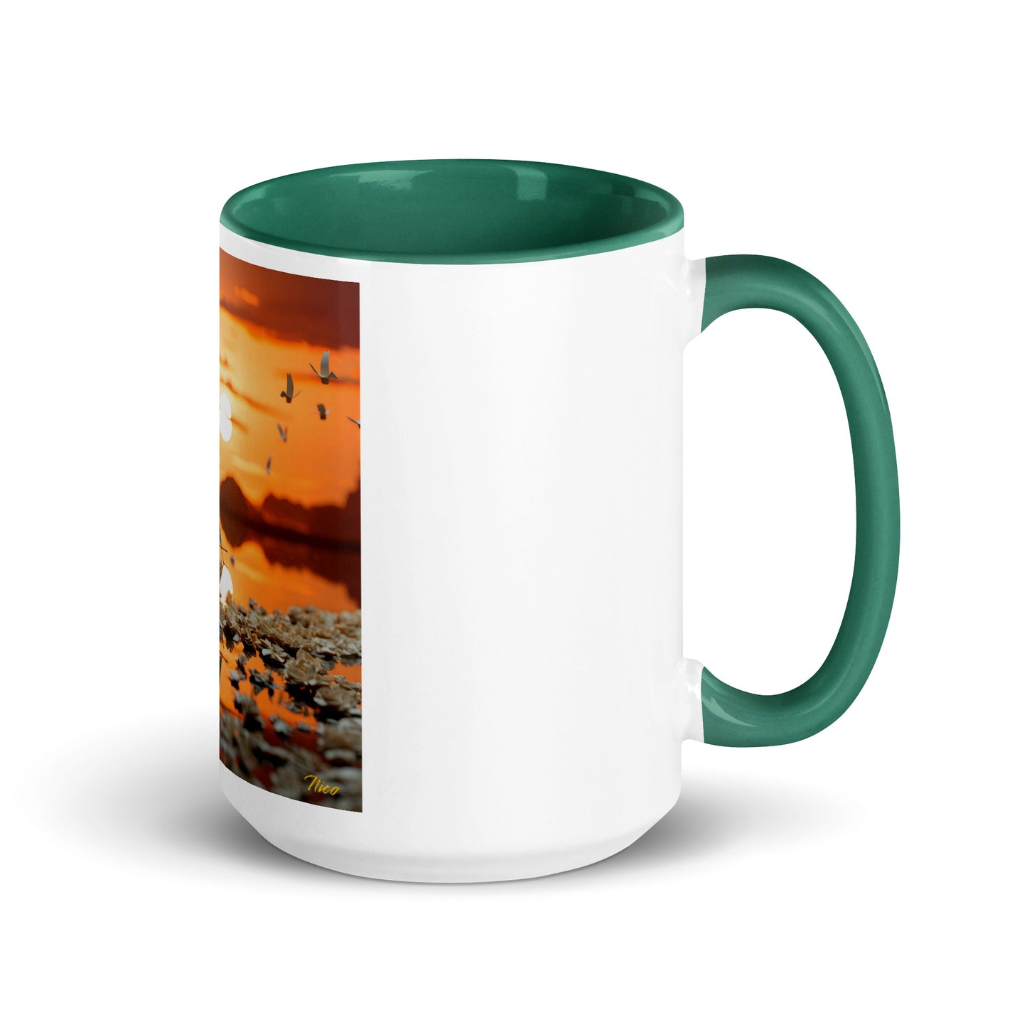 Into The Sunset Series Print #9 - Mug with Color Inside