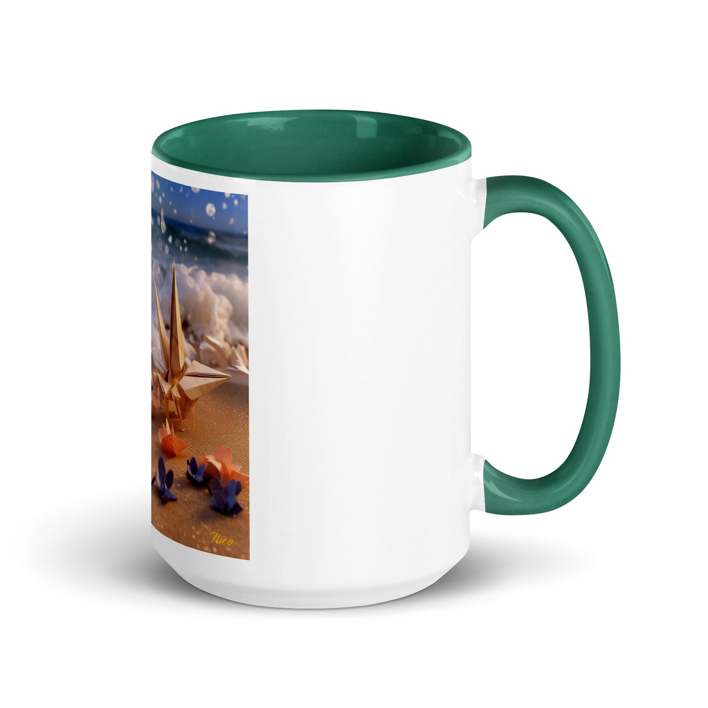 By The Seaside Series Print #10 - Mug with Color Inside