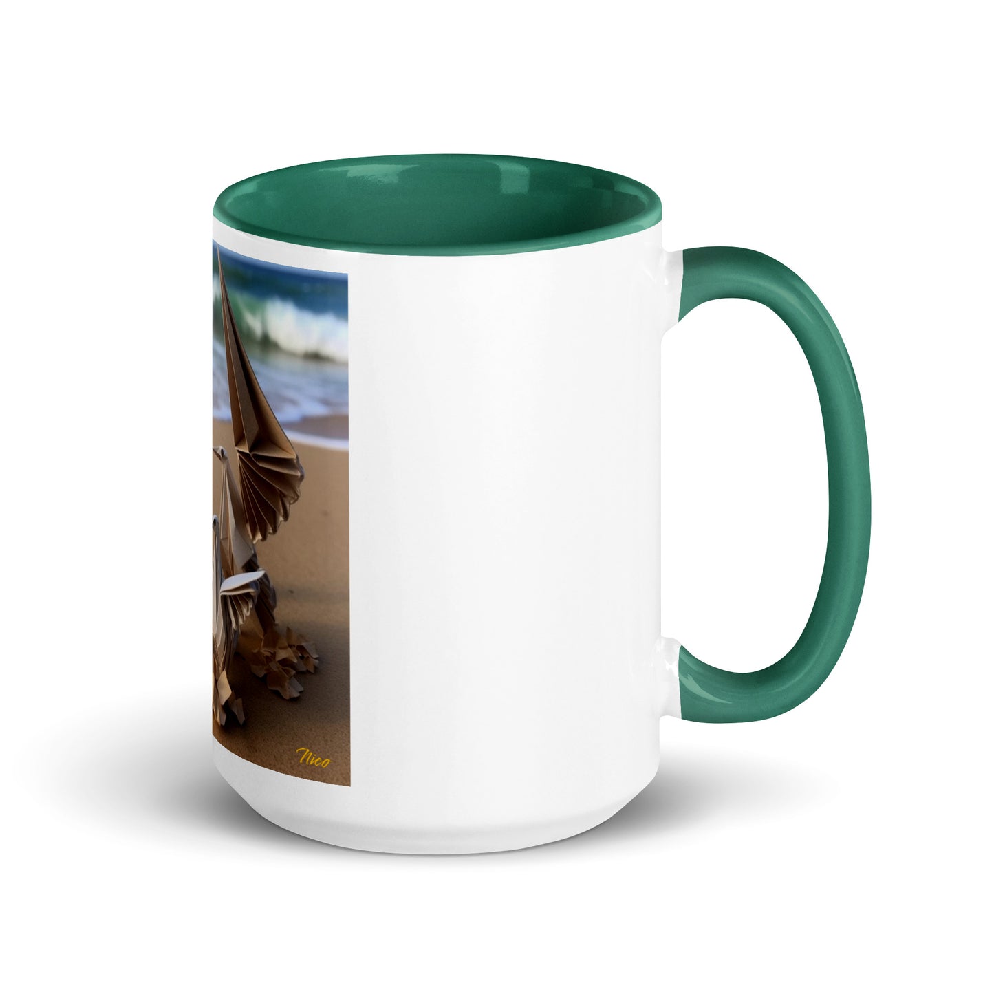 By The Seaside Series Print #1 - Mug with Color Inside