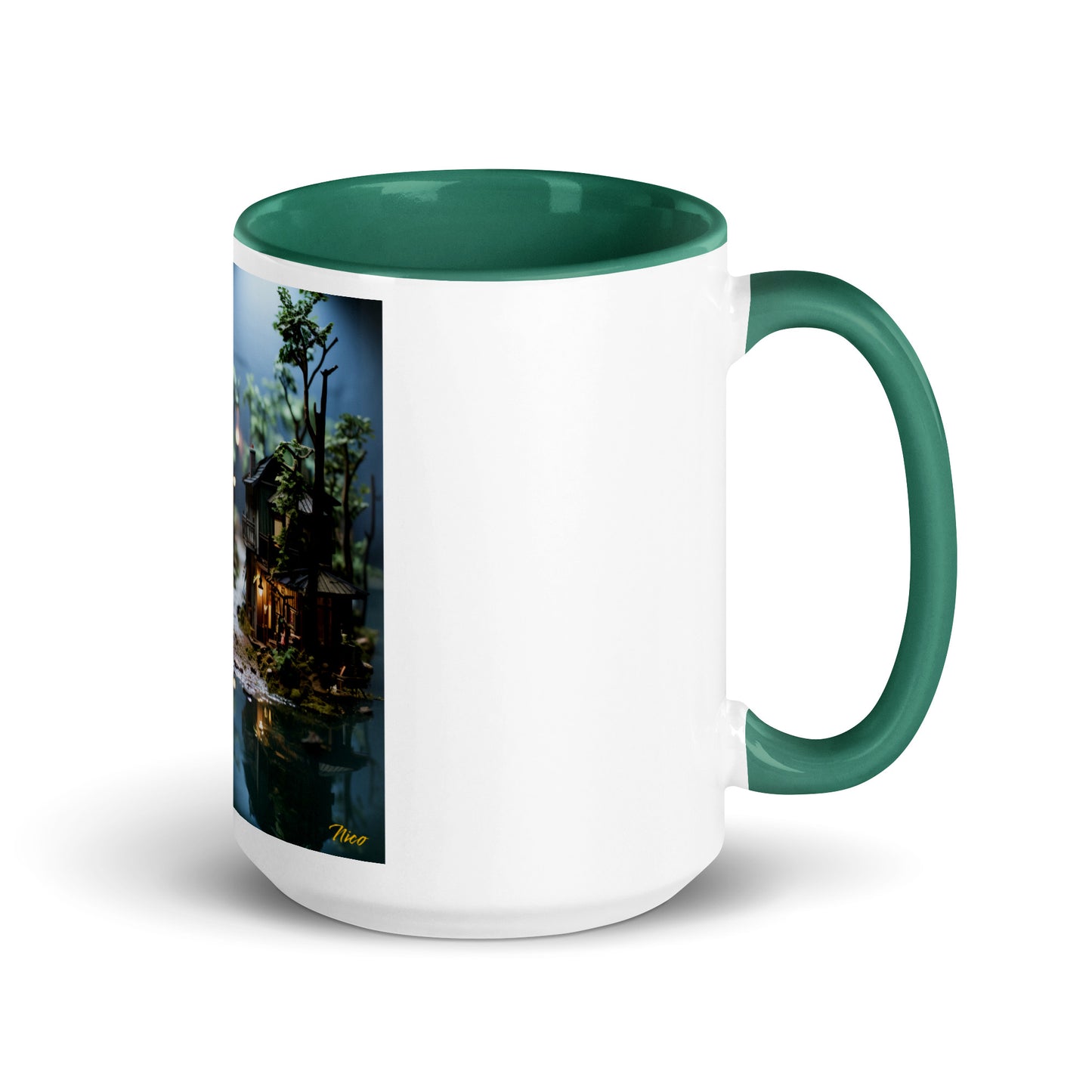 Born On A Bayou Series Print #3 - Mug with Color Inside