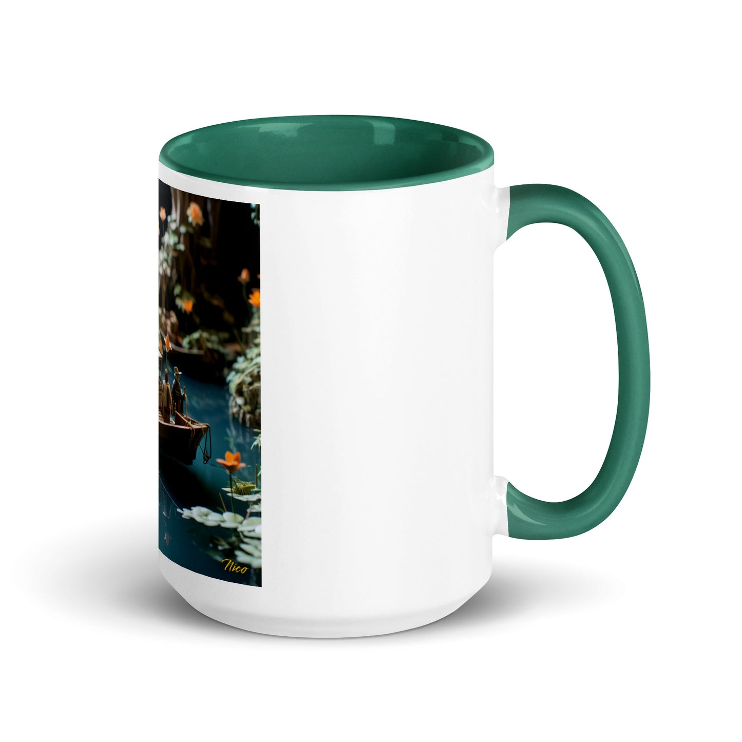 Born On A Bayou Series Print #4 - Mug with Color Inside