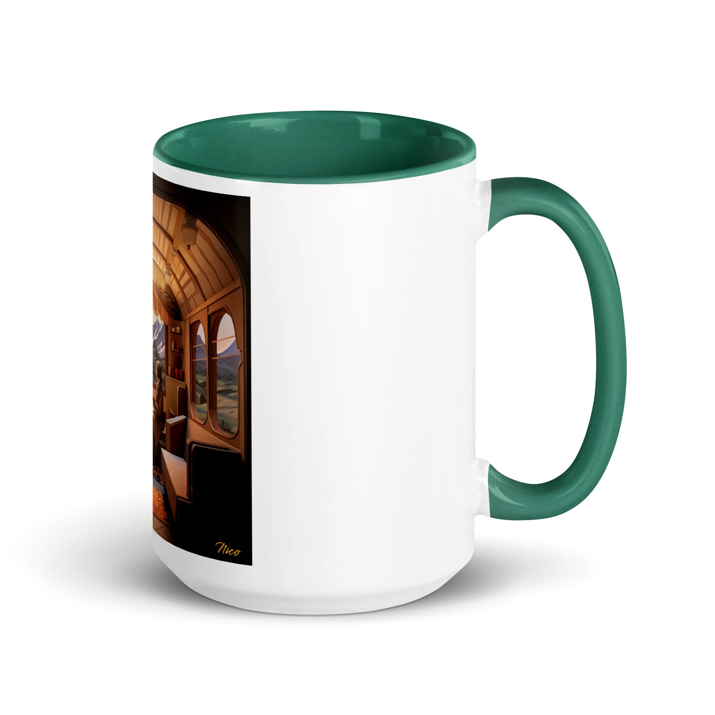 Orient Express Series Print #10 - Mug with Color Inside