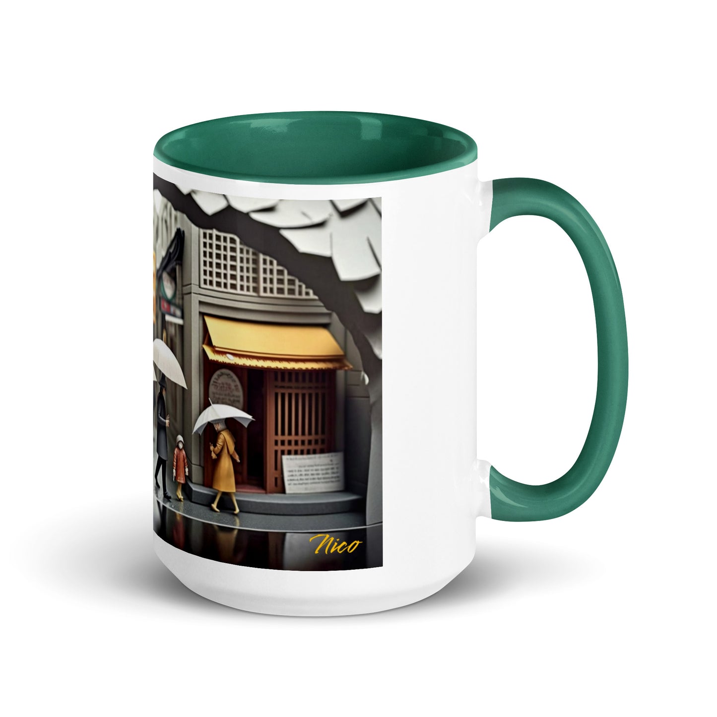 Rainy Days And Mondays Series Print #1 - Mug with Color Inside