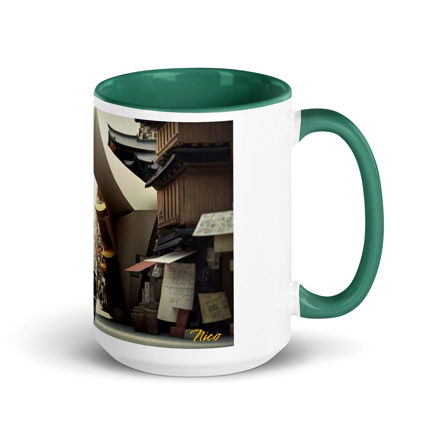 Via The Metropolis Series Print #8 - Mug with Color Inside