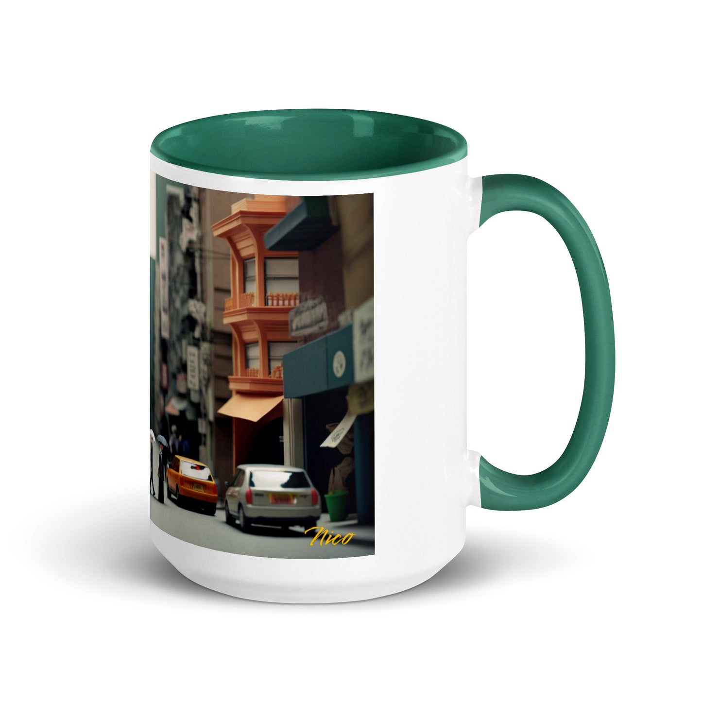 Via The Metropolis Series Print #7 - Mug with Color Inside