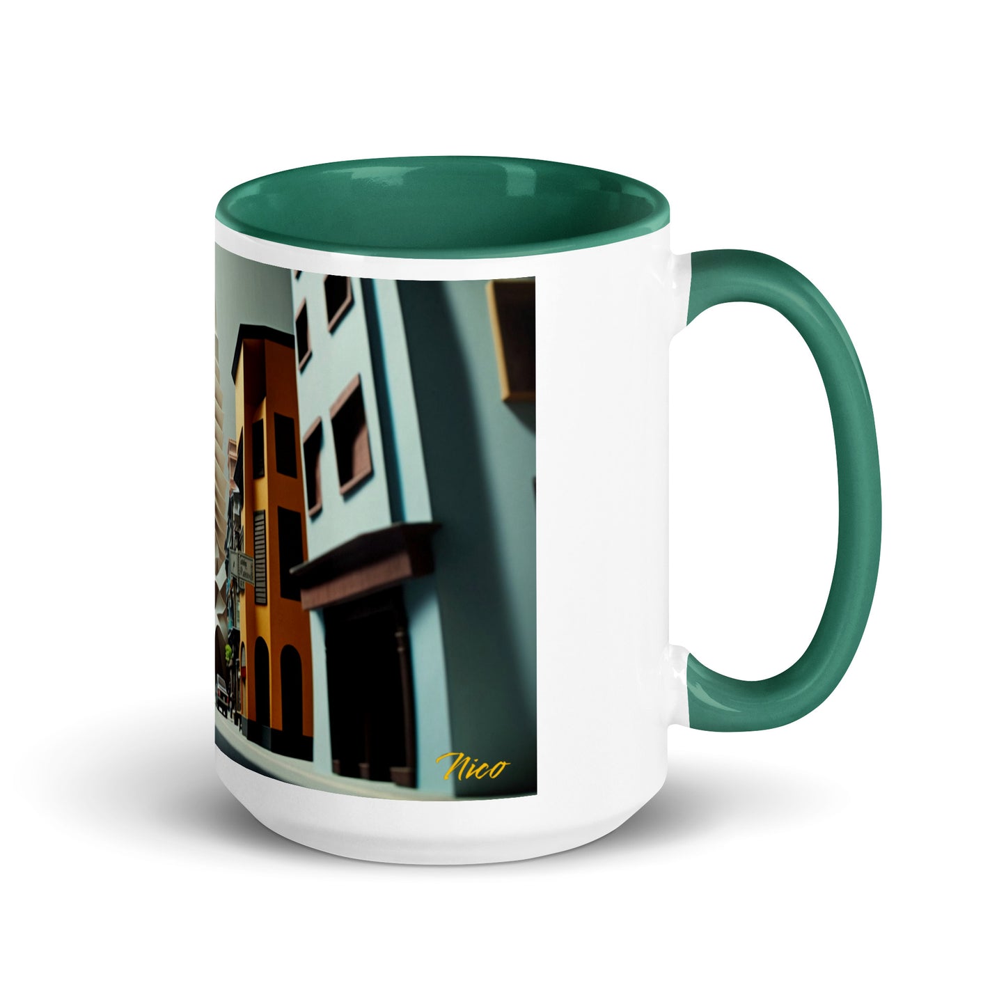 Via The Metropolis Series Print #1 - Mug with Color Inside