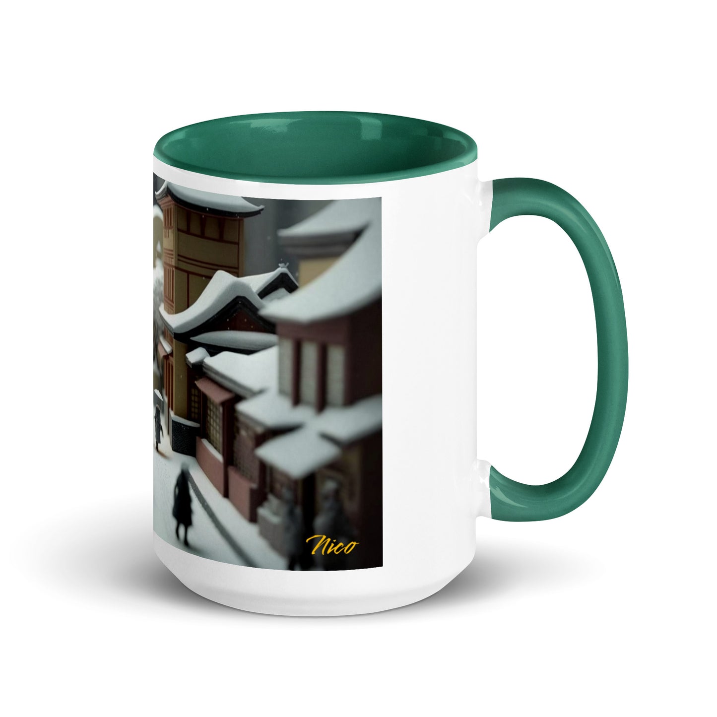 Asian Snow Series Print #9 - Mug with Color Inside