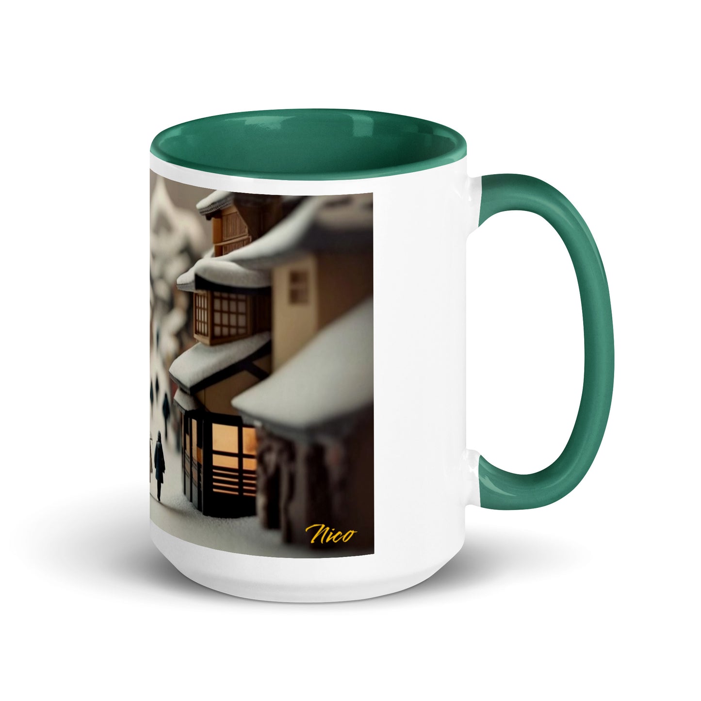 Asian Snow Series Print #6 - Mug with Color Inside