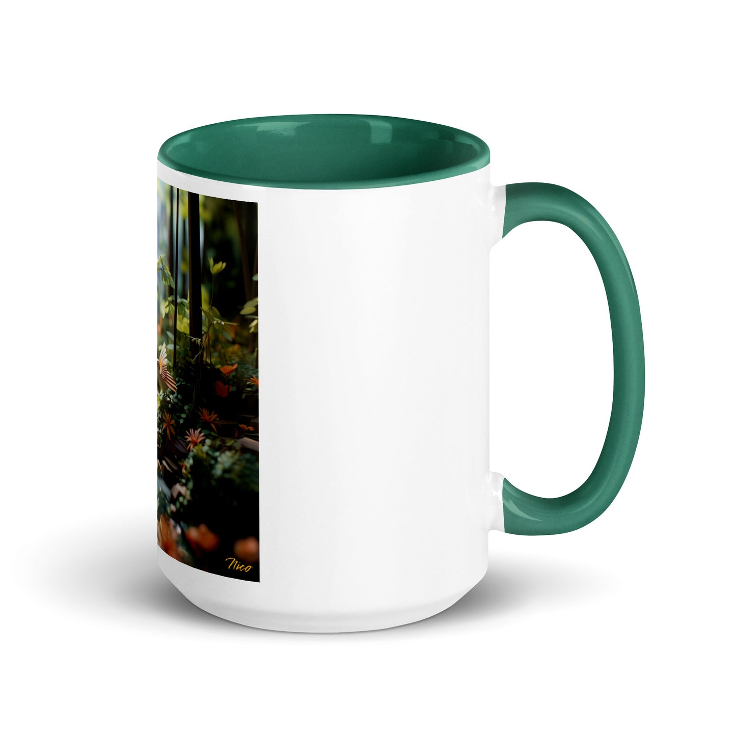 Relaxing By The Brook Series Print #6 - Mug with Color Inside