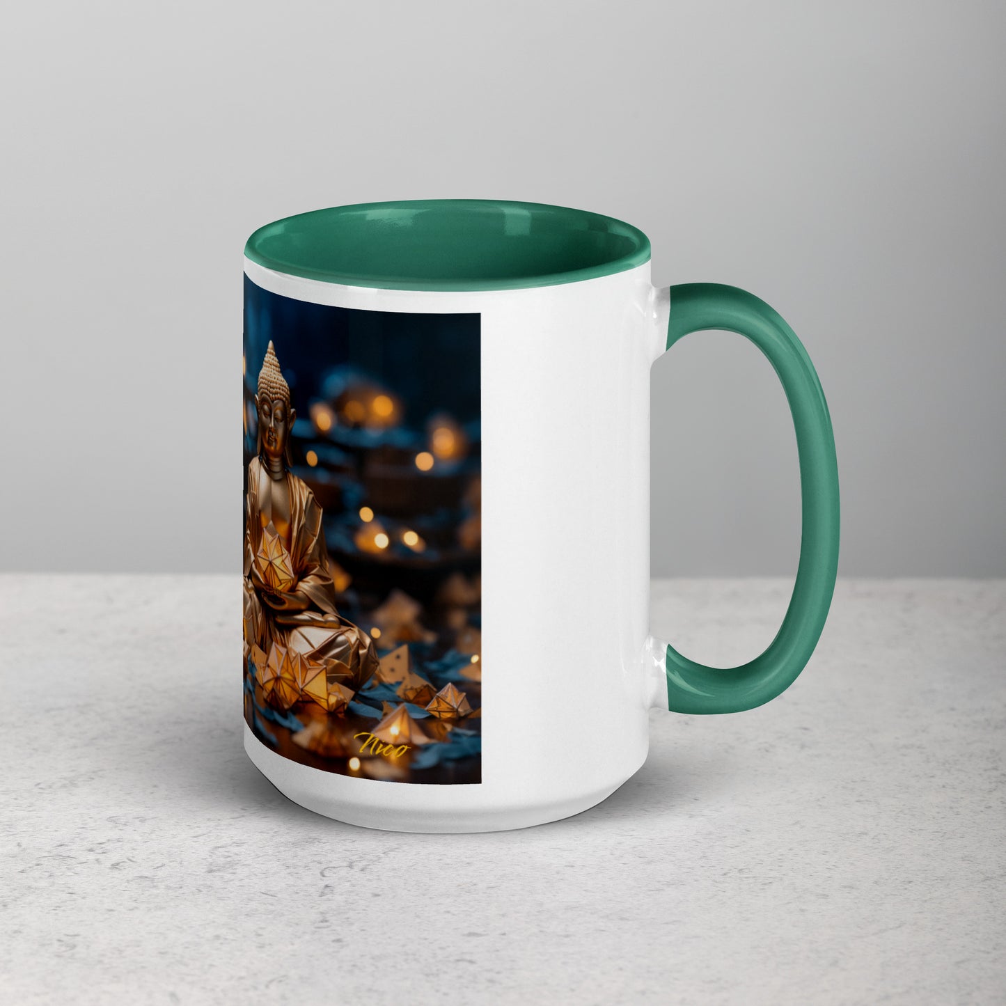 Ascending Buddha Series Print #9 - Mug with Color Inside