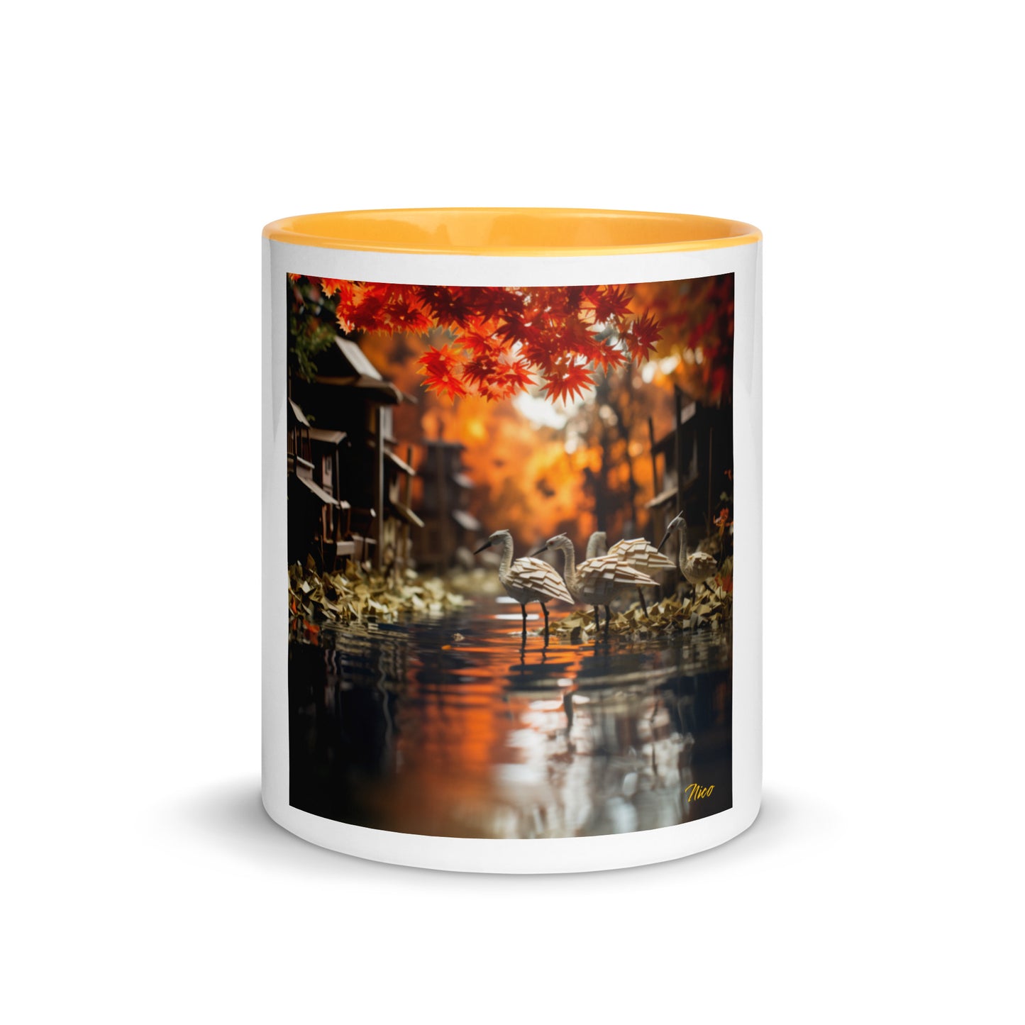 Born On A Bayou Print #8 Mug with Color Inside