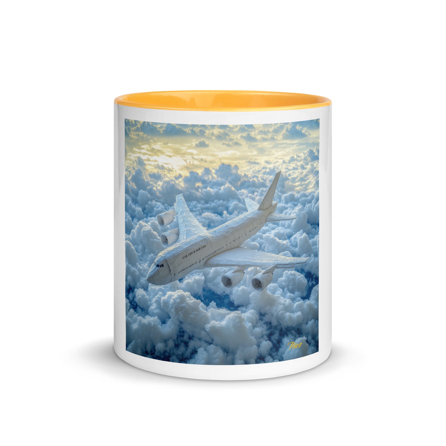 Frequent Flyer Miles Series Print #10 Mug with Color Inside