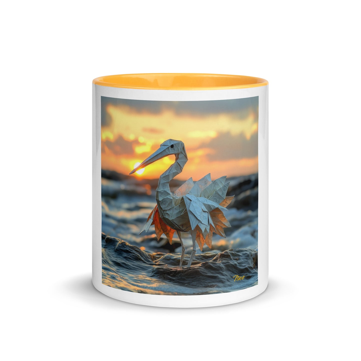 By The Seaside Series Print #1 - Mug with Color Inside