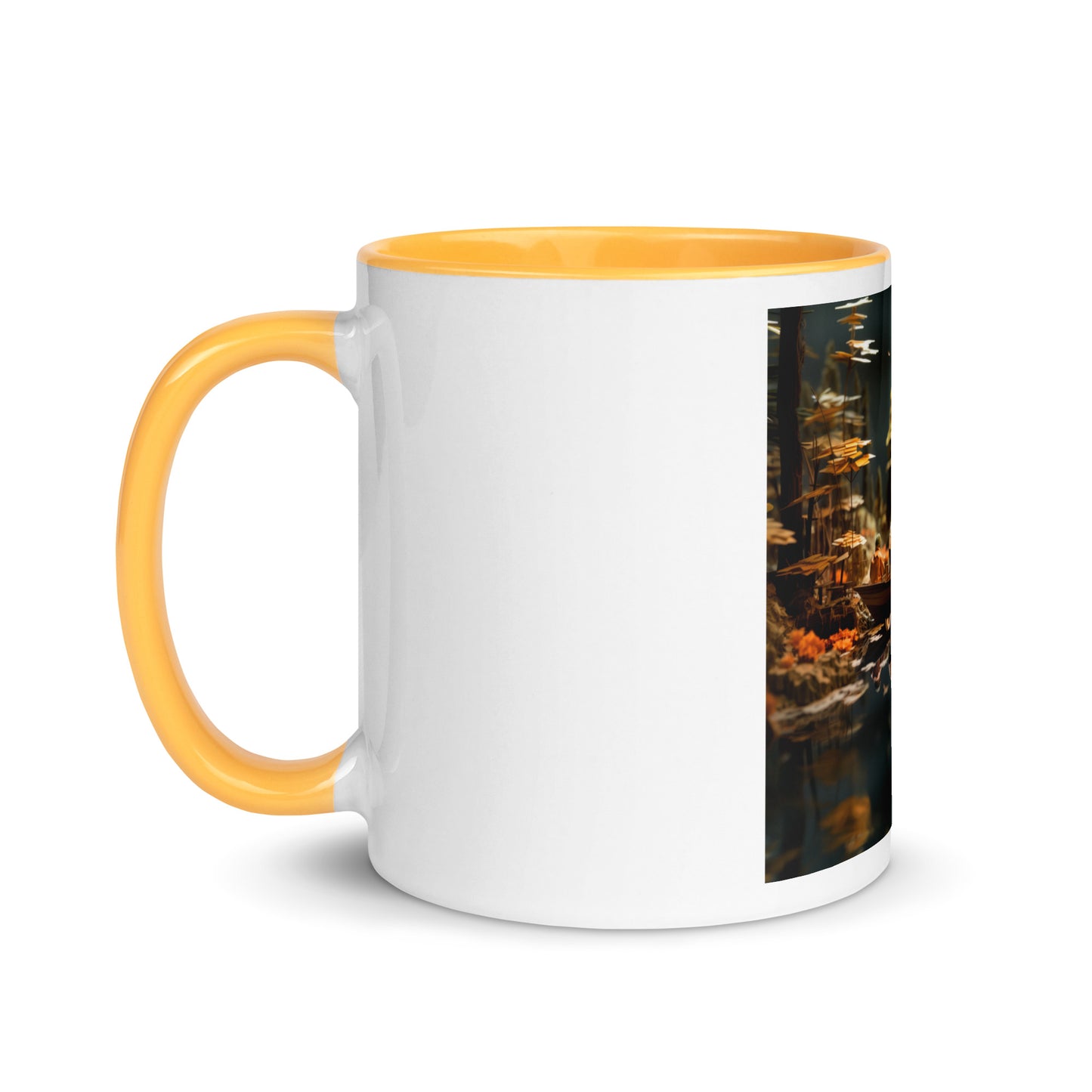 Born On A Bayou Print #10 Mug with Color Inside