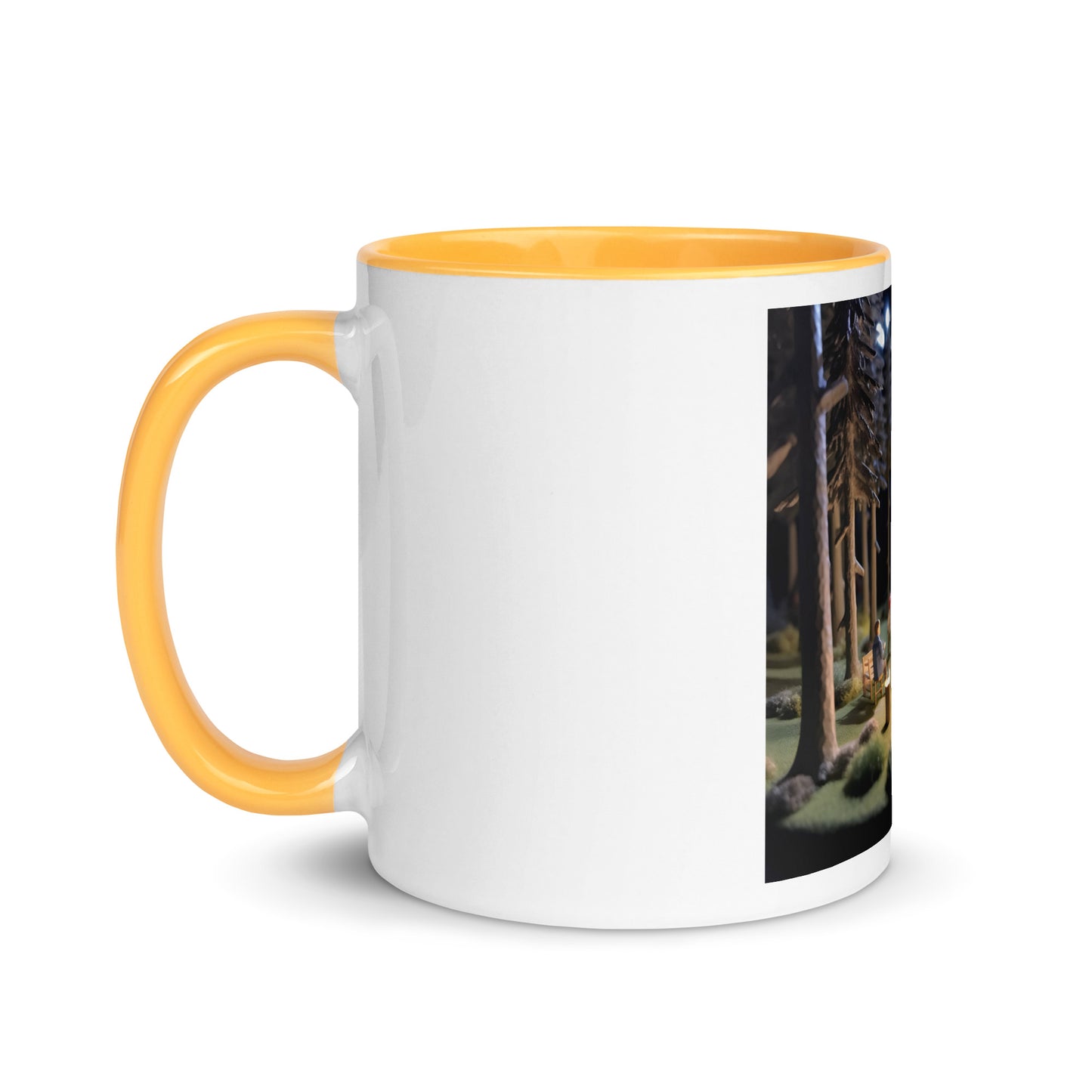 Under The Starry Skies Series Print #7 Mug with Color Inside