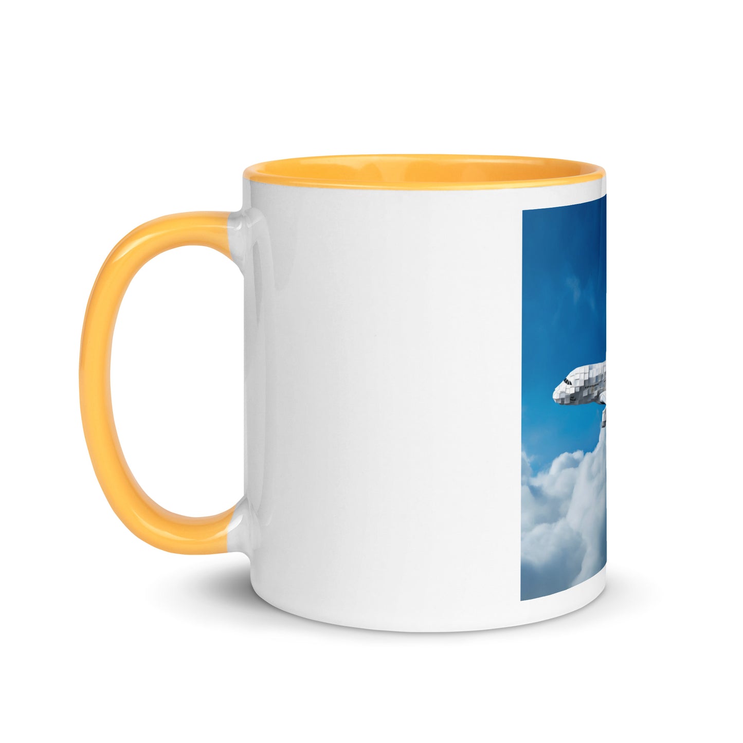 Frequent Flyer Miles Series Print #5 Mug with Color Inside