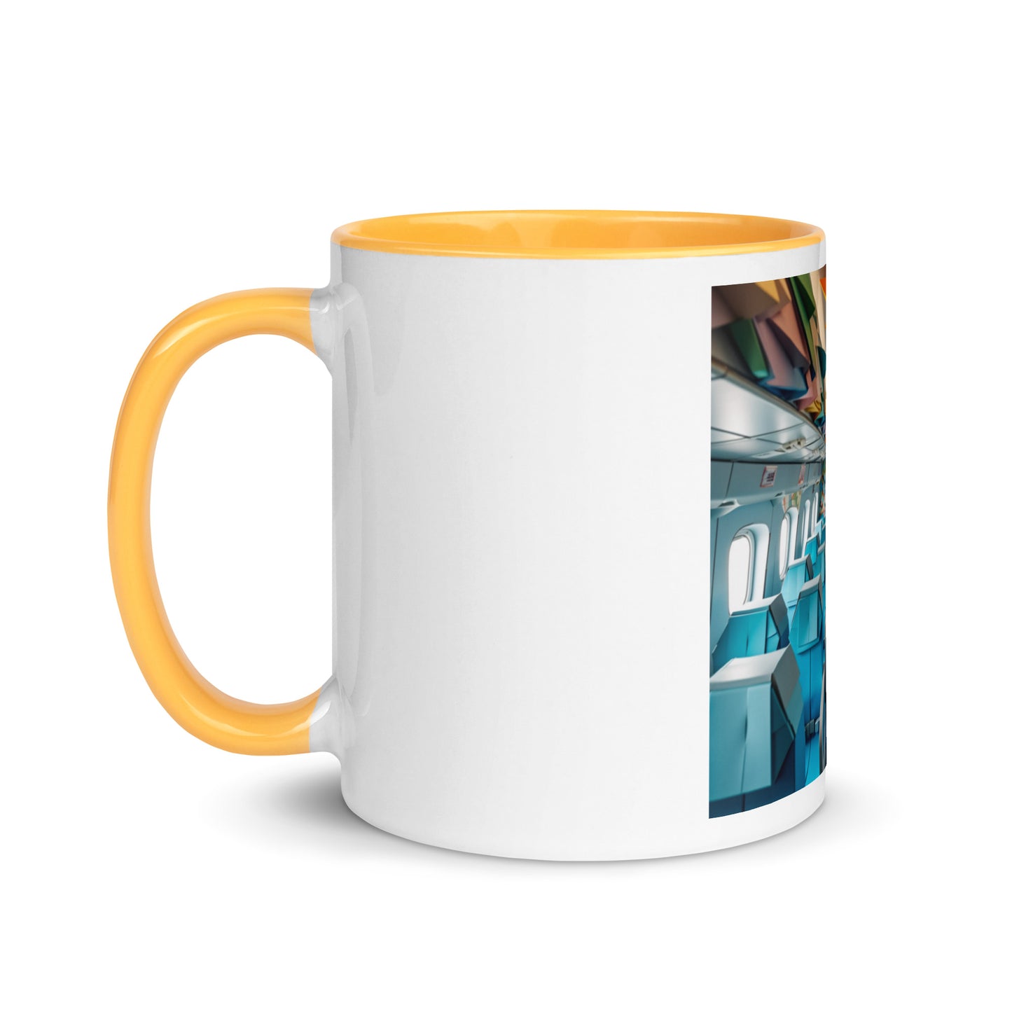 Frequent Flyer Miles Series Print #6 Mug with Color Inside