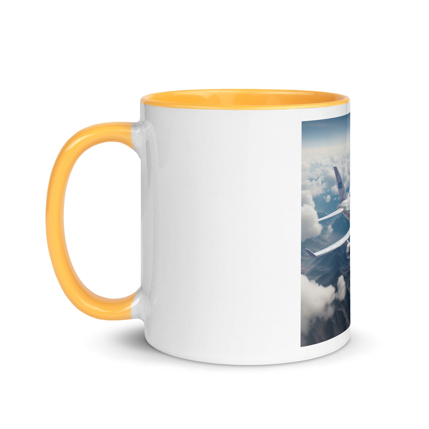 Frequent Flyer Miles Series Print #7 Mug with Color Inside