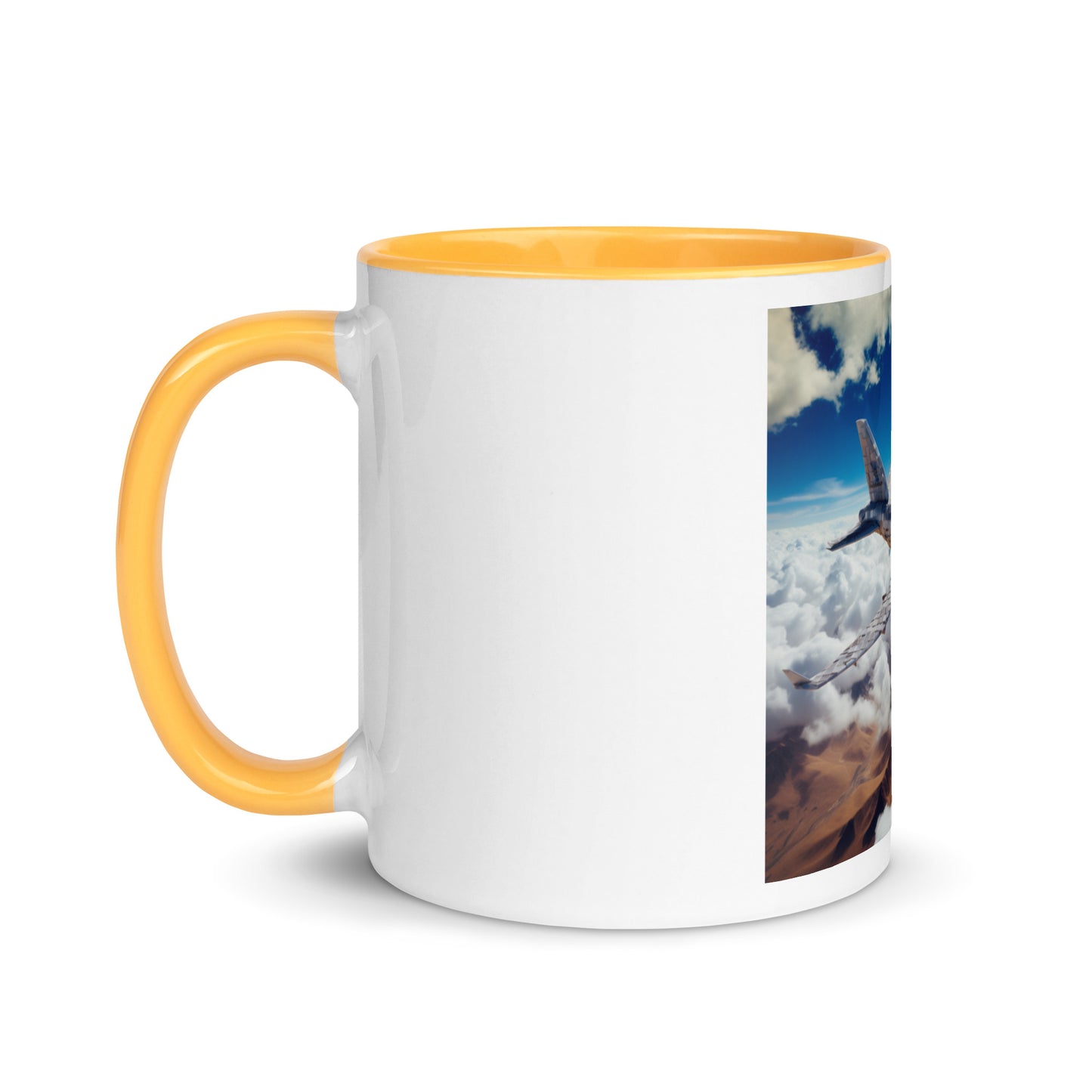 Frequent Flyer Miles Series Print #9 Mug with Color Inside