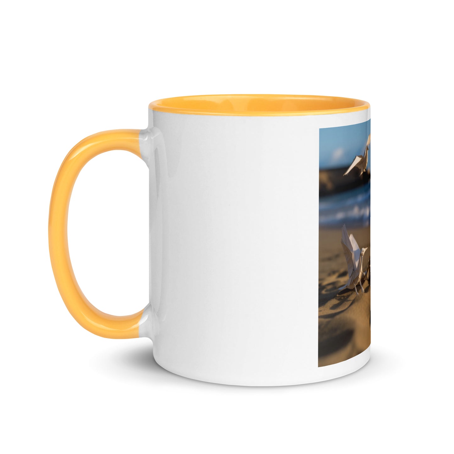 By The Seaside Series Print #7 - Mug with Color Inside