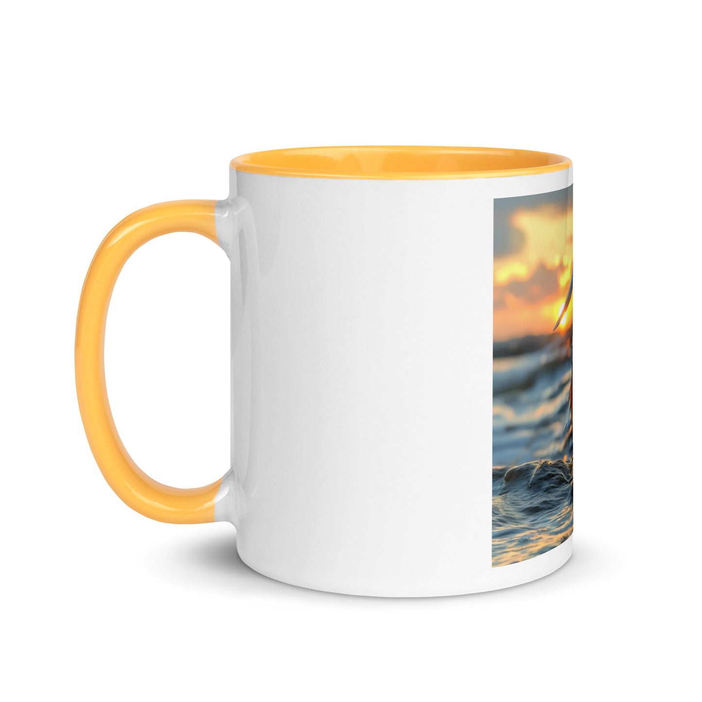 By The Seaside Series Print #1 - Mug with Color Inside