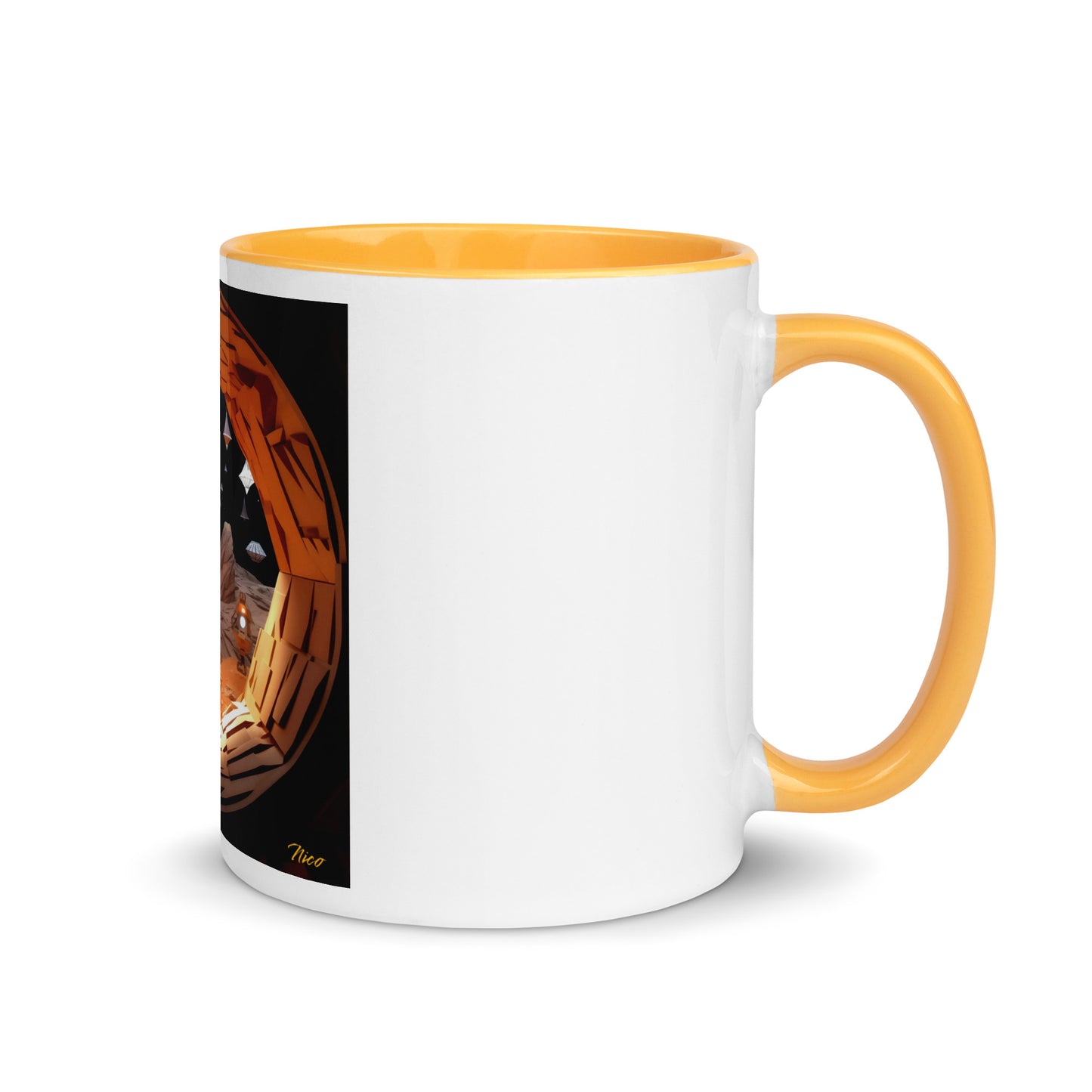 Elon's Dream Series Print #4 Mug with Color Inside